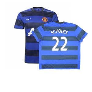 Manchester United 2011-12 Away Shirt (S) (Excellent) (Scholes 22)_0