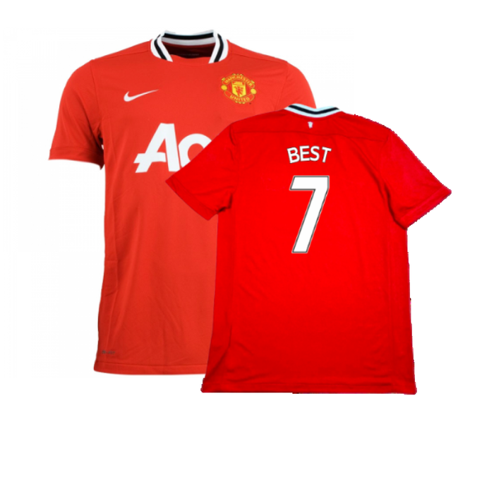 Manchester United 2011-12 Home Shirt (Very Good) (BEST 7)