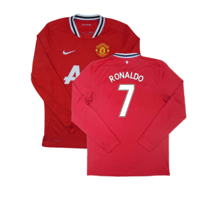 Manchester United 2011-12 Long Sleeve Home Shirt (S) (Very Good) (RONALDO 7)