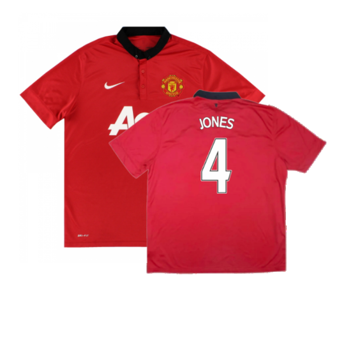 Manchester United 2013-14 Home (Excellent) (Jones 4)