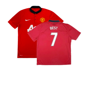 Manchester United 2013-14 Home Shirt (M) (Very Good) (Best 7)_0