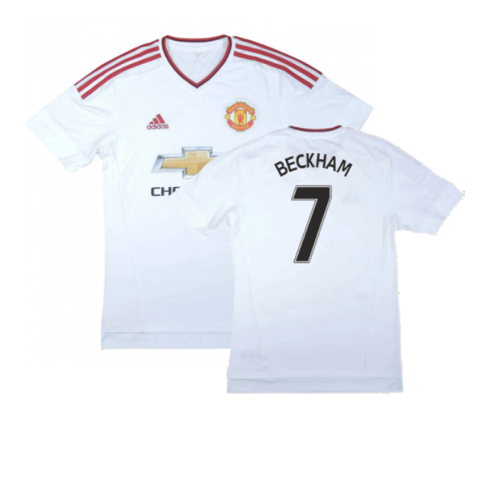 Manchester United 2015-16 Away Shirt (15-16 years) (Very Good) (Beckham 7)