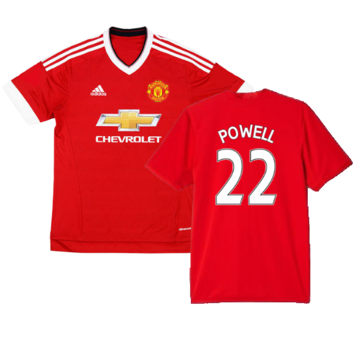 Manchester United 2015-16 Home Shirt (L) (Excellent) (Powell 22)