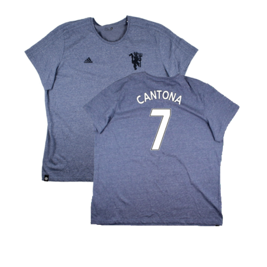 Manchester United 2016-17 Adidas T-Shirt (3XL) (Very Good) (Cantona 7)_0
