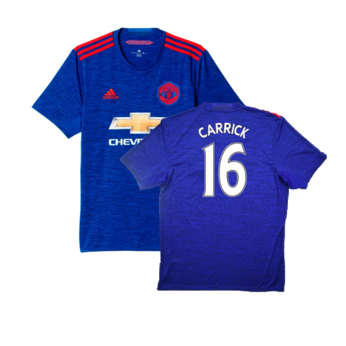 Manchester United 2016-17 Away Shirt (M) (Excellent) (Carrick 16)