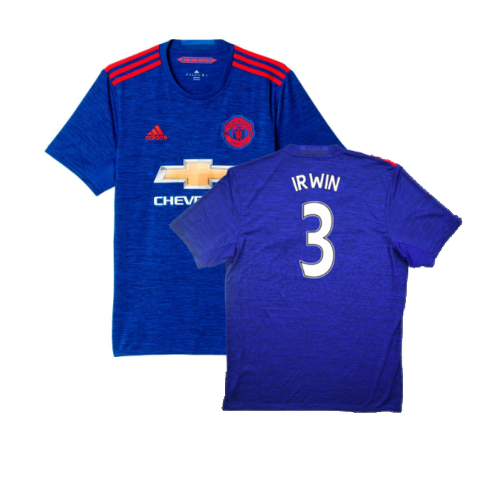 Manchester United 2016-17 Away Shirt (M) (Excellent) (Irwin 3)