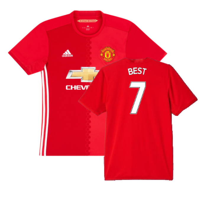 Manchester United 2016-17 Home Shirt (M) (Excellent) (Best 7)