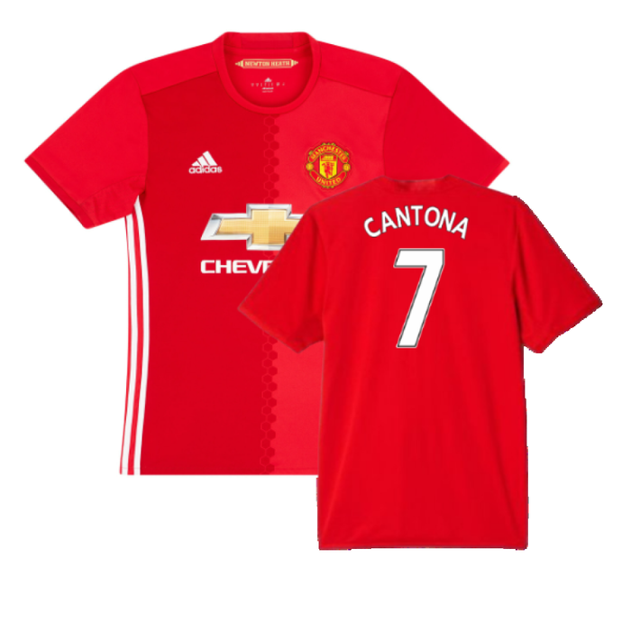 Manchester United 2016-17 Home Shirts (Excellent) (Cantona 7)