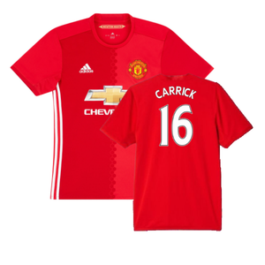 Manchester United 2016-17 Home (M) (Mint) (Carrick 16)_0