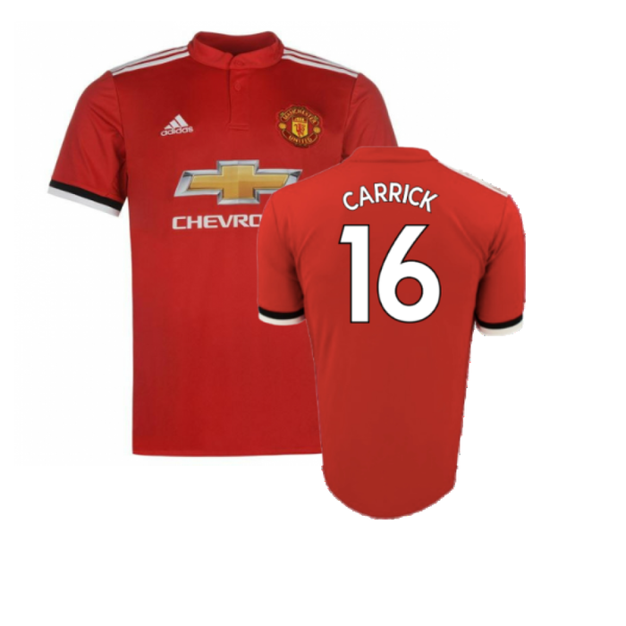 Manchester United 2017-18 Home Shirt (XL) (Excellent) (Carrick 16)