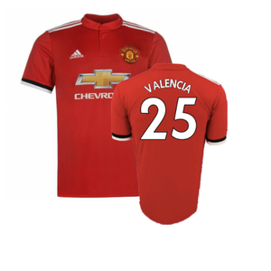 Manchester United 2017-18 Home Shirt (Excellent) (Valencia 25)_0