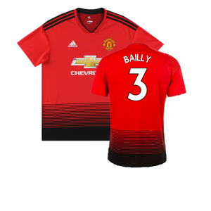 Manchester United 2018-19 Home Shirt (L) (Good) (Bailly 3)_0