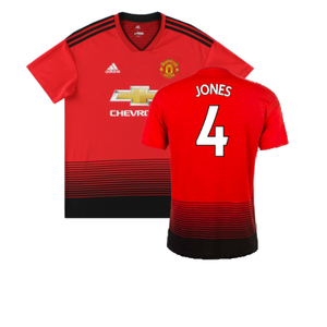 Manchester United 2015-16 Home Shirt (Mint) (Jones 4)_0