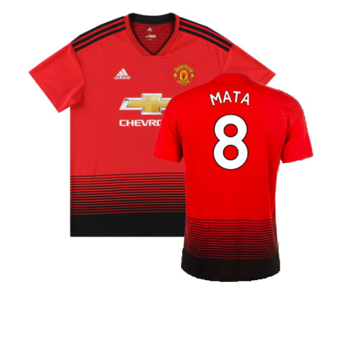 Manchester United 2018-19 Home Shirt (Excellent) (Mata 8)