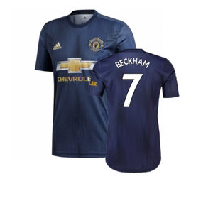 Manchester United 2018-19 Third Shirt (XL) (Good) (Beckham 7)_0