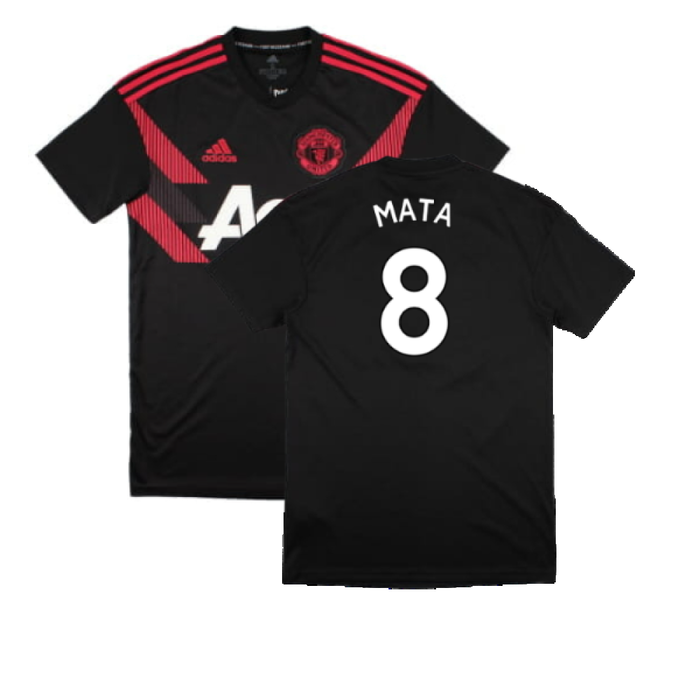 Manchester United 2018-2019 Adidas Training Shirt (S) (Mint) (Mata 8)