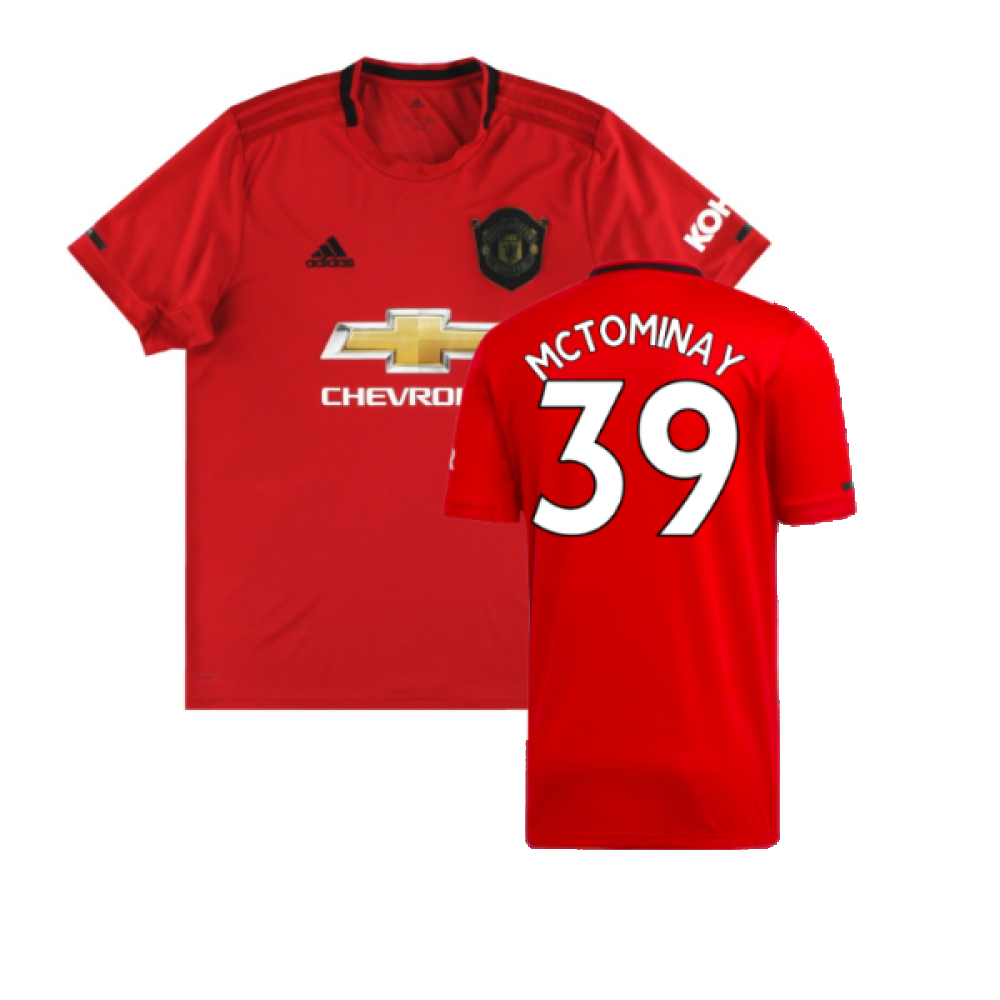 Manchester United 2019-20 Home Shirt (Excellent) (McTominay 39)_0