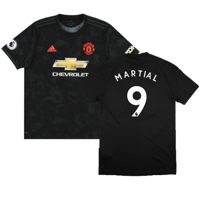 Manchester United 2019 20 Third Shirt L Martial 9 Mint Classic Football Kit