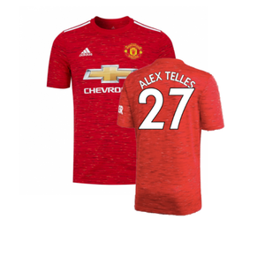 Manchester United 2020-21 Home Shirt (L) (Excellent) (Alex Telles 27)_0