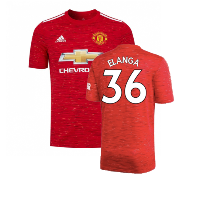 Manchester United 2020-21 Third Shirt (L) (Very Good) (Elanga 36)