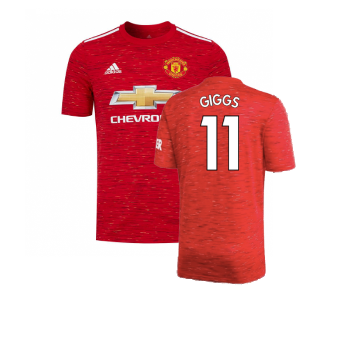 Manchester United 2020-21 Home Shirt (L) (Excellent) (GIGGS 11)