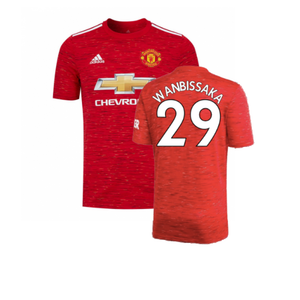 Manchester United 2020-21 Home Shirt (L) (Excellent) (WAN-BISSAKA 29)_0