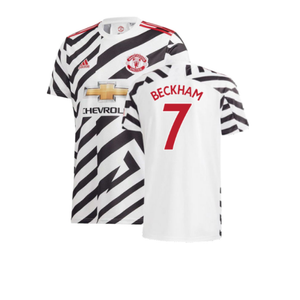 Manchester United 2020-21 Third Shirt (XL) (Good) (BECKHAM 7)_0