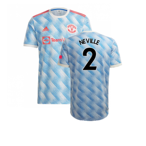 Manchester United 2021-22 Away Shirt (L) (Excellent) (NEVILLE 2)_0