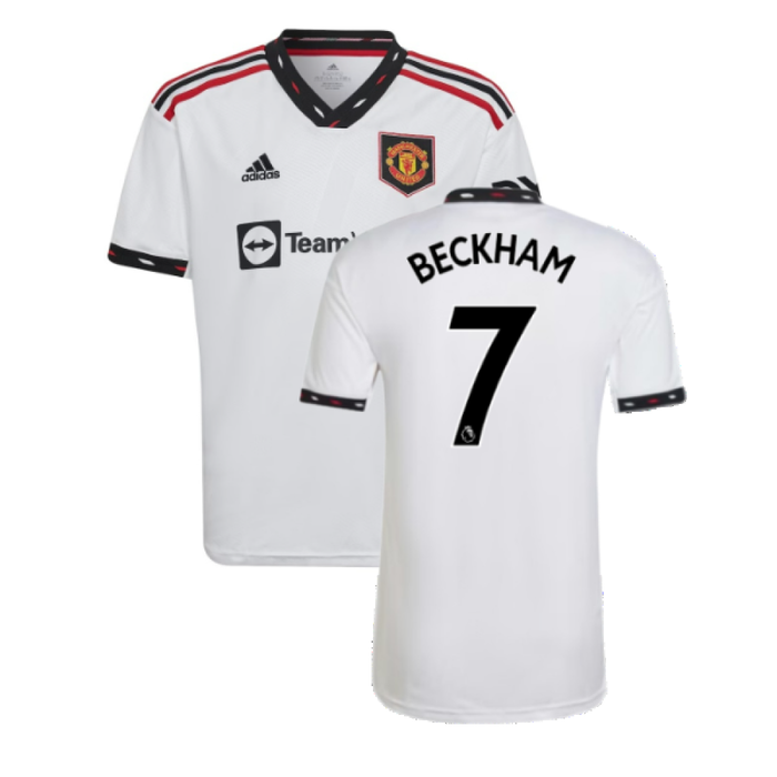 Manchester United 2022-23 Away Shirt (MB 11-12) (Mint) (BECKHAM 7)