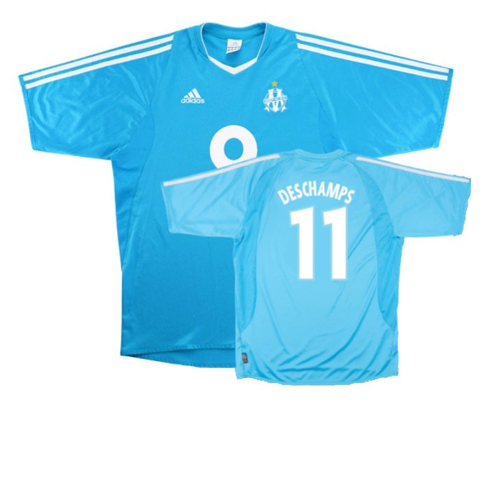 Marseille 2003-04 Away Shirt (Good) (DESCHAMPS 11)