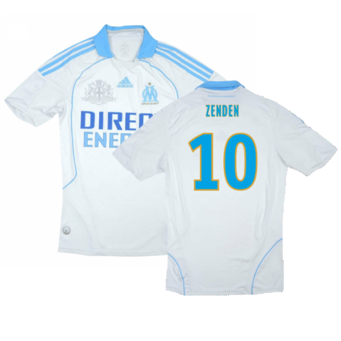 Marseille 2008-09 Home Shirt (S) (Excellent) (ZENDEN 10)