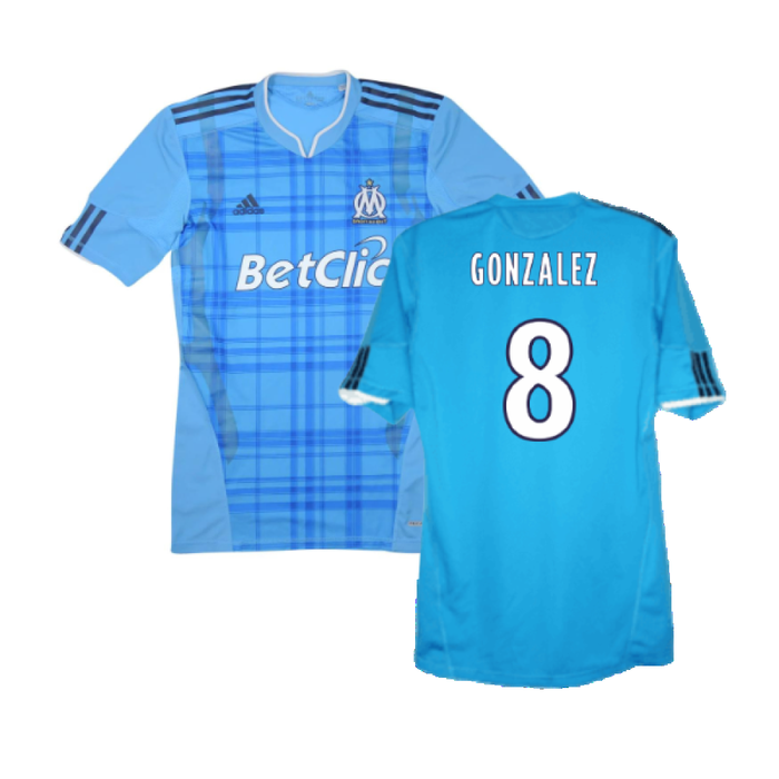 Marseille 2010-11 Away Shirt (M) (Excellent) (Gonzalez 8)