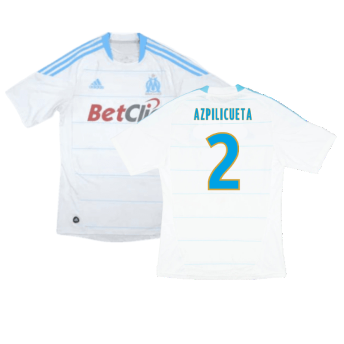 Marseille 2010-11 Home Shirt (S) (Very Good) (Azpilicueta 2)