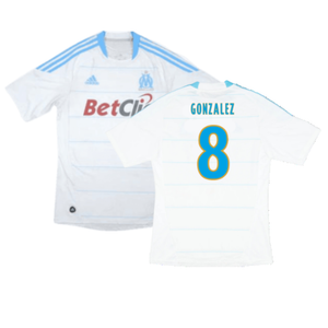 Marseille 2010-11 Home Shirt (S) (Very Good) (Gonzalez 8)_0