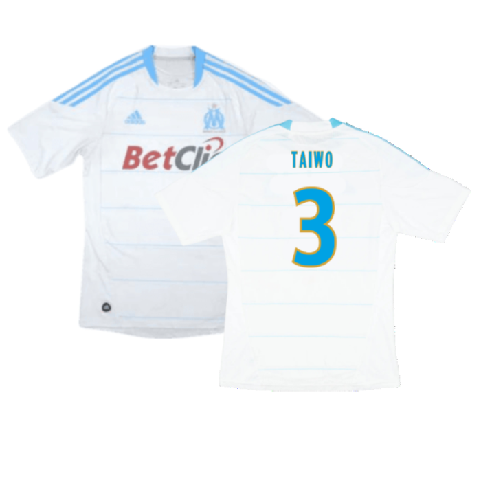 Marseille 2010-11 Home Shirt (S) (Very Good) (Taiwo 3)