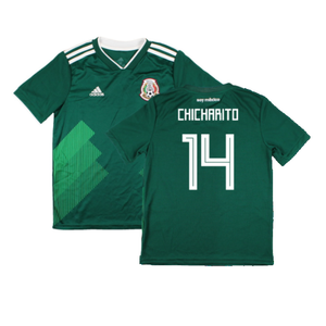 Mexico 2018-19 Home Shirt (Mint) (Chicharito 14)_0