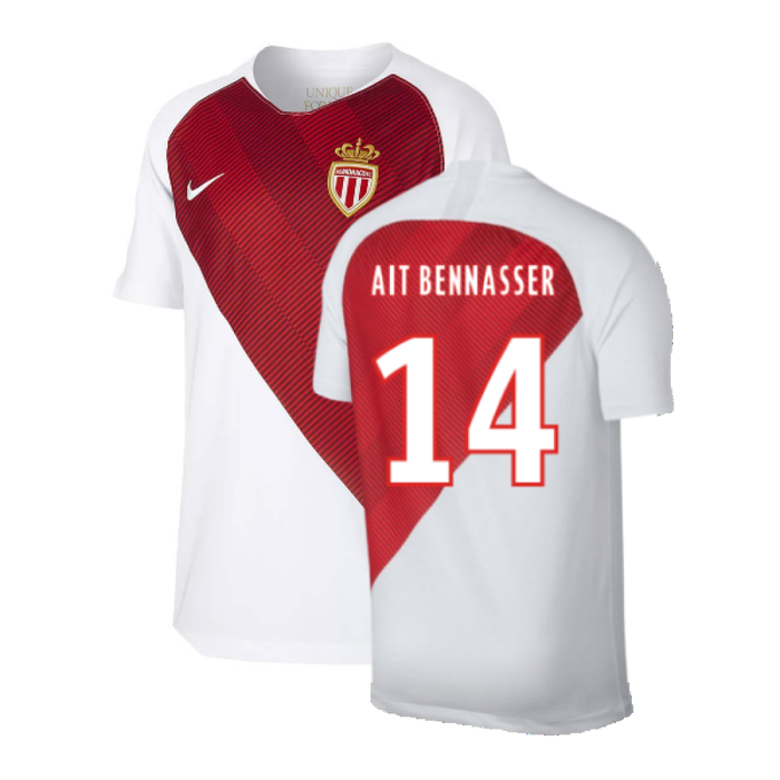 Monaco 2018-19 Home Shirt (S) (Excellent) (Ait Bennasser 14)