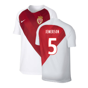 Monaco 2018-19 Home Shirt (S) (Excellent) (Jemerson 5)_0