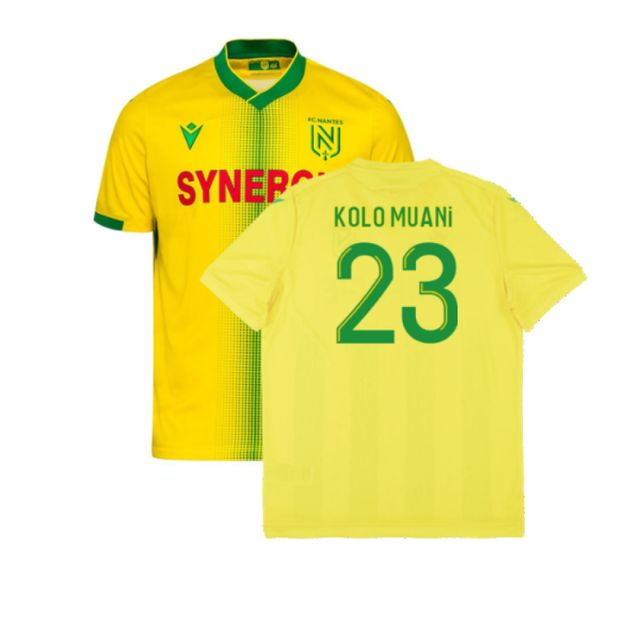 Nantes 2021-22 Home Shirt (2XL) (Excellent) (Kolo Muani 23)