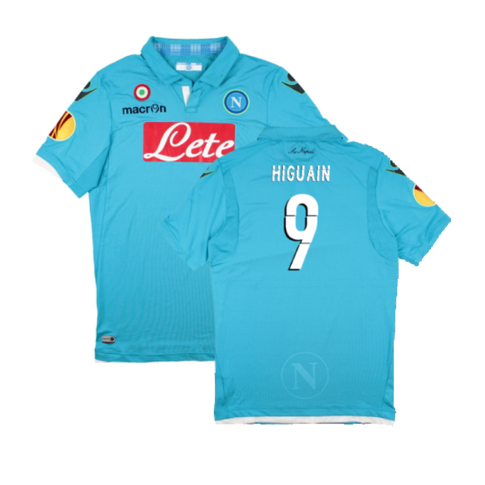 Napoli 2014-15 European Home Shirt (XL) (Excellent) (HIGUAIN 9)