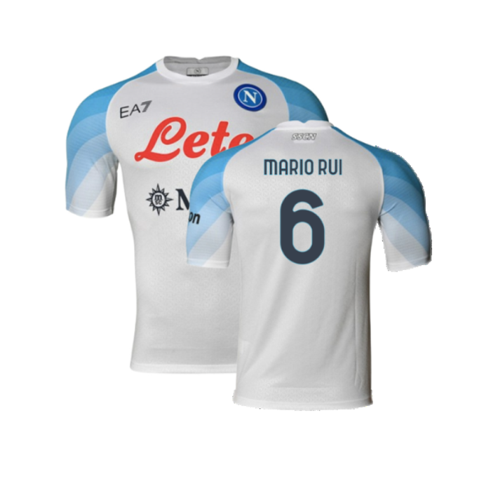 Napoli 2022-2023 Away Player Issue Shirt (XL) (Very Good) (Mario Rui 6)