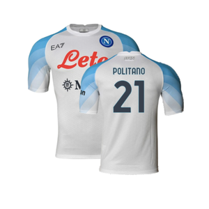 Napoli 2022-2023 Away Player Issue Shirt (XL) (Very Good) (Politano 21)_0