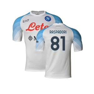 Napoli 2022-2023 Away Player Issue Shirt (XL) (Very Good) (Raspadori 81)_0