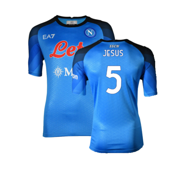 Napoli 2022-23 Home Shirt (M) (Excellent) (Jesus 5)