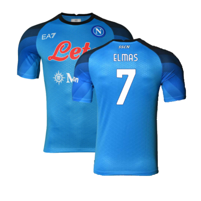 Napoli 2022-23 Player Issue Home Shirt (L) (Very Good) (Elmas 7)