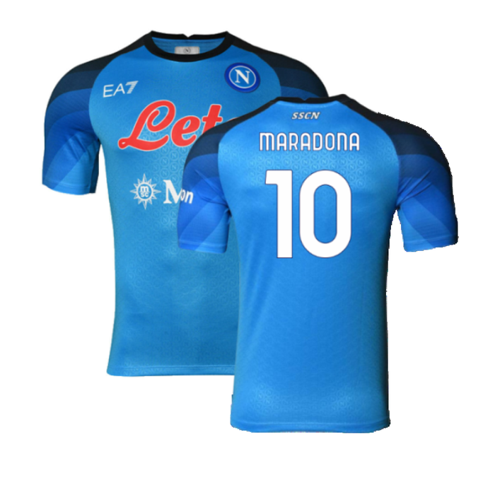 Napoli 2022-23 Player Issue Home Shirt (XXL) (Excellent) (Maradona 10)