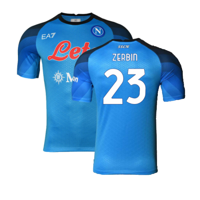 Napoli 2022-23 Player Issue Home Shirt (XL) (Good) (Zerbin 23)