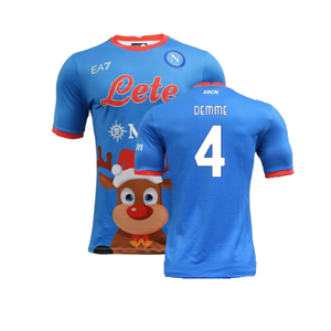 Napoli 2022-23 Special Edition Christmas Shirt (S) (Excellent) (Demme 4)_0