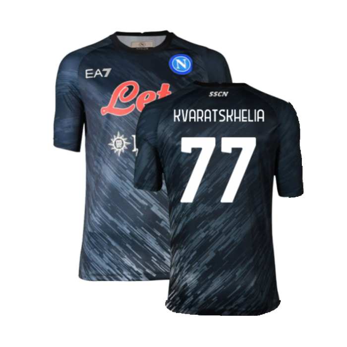 Napoli 2022-23 Third Shirt (XL) (Excellent) (Kvaratskhelia 77)