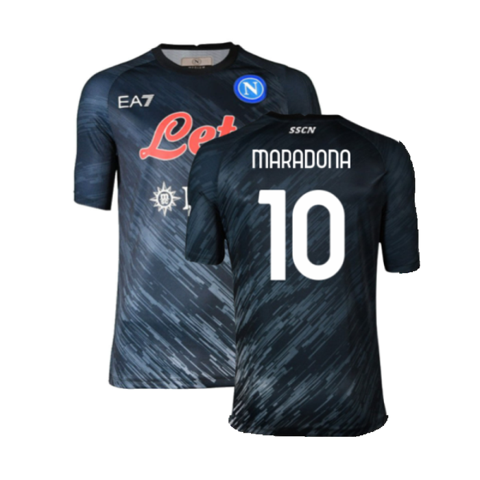 Napoli 2022-23 Third Shirt (XL) (Excellent) (Maradona 10)